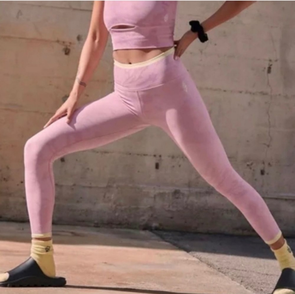 Free People Pink Leggings